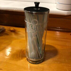 Vintage Marvy Barber Shop N. 4 Disinfectant & Germicide Sanitizer Glass Jar
